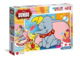 CLEMENTONI Clementoni Puzzle Supercolor Dumbo Floor / 40 dílků