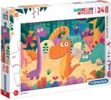 CLEMENTONI Clementoni Puzzle Maxi - Jurský přítel 44 dílků