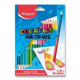 Maped Maped - Pastelky trojhranné Color´Peps Duo 36 barev