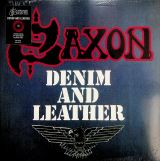 Saxon Denim And Leather (Red Splatter vinyl)