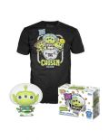 Funko Funko POP & Tee: Pixar- Alien As Buzz GITD (svítící ve tmě) - velikost XL