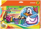 Anděl Přerov Barvy na sklo sada 12 barev 10,5 ml + fólie a šablony