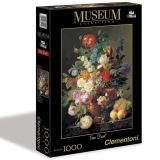 CLEMENTONI Clementoni Puzzle Museum - Van Dael-Vaso di fiori, 1000 dílků