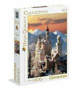 CLEMENTONI Clementoni Puzzle - Zámek Neuschwanstein, 1500 dílků