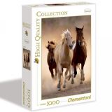 CLEMENTONI Clementoni Puzzle - Běžící koně, 1000 dílků
