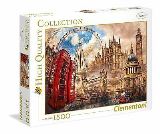 CLEMENTONI Clementoni Puzzle - Londýn-Vintage, 1500 dílků