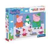 CLEMENTONI Clementoni Puzzle Maxi - Peppa Pig, 104 dílků