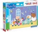 CLEMENTONI Clementoni Puzzle Supercolor Maxi - Peppa Pig, 104 dílků