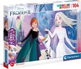 CLEMENTONI Clementoni Puzzle Jewels - Frozen 2, 104 dílků