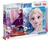 CLEMENTONI Clementoni Puzzle Jewels - Frozen 2, 104 dílků