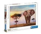 CLEMENTONI Clementoni Puzzle - Africký západ slunce, 500 dílků