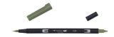 Tombow Tombow Oboustranný štětcový fix ABT - grey green
