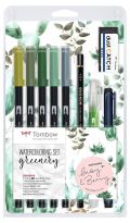 Tombow Tombow Akvarelová sada Greenery