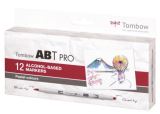 Tombow Tombow Oboustranný lihový fix ABT PRO - Pastel colors 12 ks