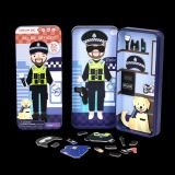 MierEdu MierEdu Cestovní magnetické puzzle - policista