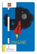 LEGO LEGO Stationery Zápisník A5 s modrým perem - Imagine