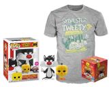 Funko Funko POP & Tee: Looney Tunes Sylvester and Tweety, velikost L (exkluzivní sada s tričkem)
