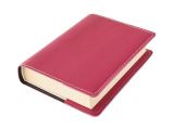 Macoli 13 Kožený obal na knihu KLASIK XL 25,5 x 39,8 cm - kůže růžová