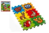 Teddies Pěnové puzzle Moje první lesní zvířátka 15x15x1,2cm