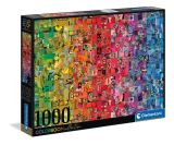 CLEMENTONI Clementoni Puzzle Color Boom - Koláž 1000 dílků