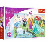 TREFL Puzzle: Disney Princess - Seznamte se s princeznami / 60 dílků
