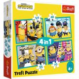 TREFL Puzzle: Mimoni 4v1 (35,48,54,70 dílků)