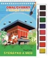 Miler Zdeněk Štěňátko a med - Omalovánky s vodovými barvami a štětcem