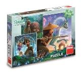 Dino Puzzle Raya a kamarádi 3 x 55 dílků