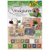 Folia paper Folia Blok Designových papírů s motivem - Reliéfů a struktur 26 listů