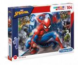 CLEMENTONI Clementoni Puzzle Supercolor - Spiderman 104 dílků