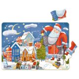Dodo Dodo Puzzle rámové Zimní zázrak 21 dílků