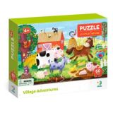 Dodo Dodo Puzzle biomy - Dobrodružství na vesnici 60 dílků