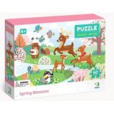 Dodo Dodo Puzzle roční období - Jarní květy 60 dílků