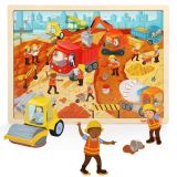 Top Bright Puzzle Stavba, dřevěné
