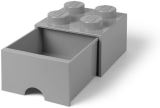 LEGO Úložný box LEGO s šuplíkem 4 - šedý