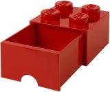 LEGO Úložný box LEGO s šuplíkem 4 - červený