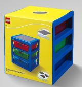 LEGO Organizér LEGO se třemi zásuvkami - modrý