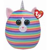 Ty Ty Squish-a-Boos HEATHER - bílá kočka s rohem 30 cm