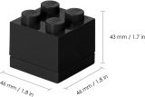 LEGO Úložný box LEGO Mini 4 - černý