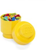 LEGO Úložný box LEGO kulatý - žlutý
