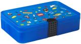 LEGO Úložný box LEGO ICONIC s přihrádkami - modrý