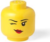 LEGO Úložný box LEGO hlava (velikost S) - whinky