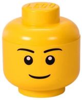 LEGO Úložný box LEGO hlava (velikost S) - chlapec