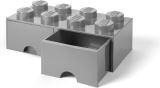 LEGO Úložný box LEGO s šuplíky 8 - šedý
