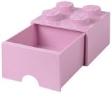 LEGO Úložný box LEGO s šuplíkem 4 - světle růžový