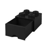 LEGO Úložný box LEGO s šuplíkem 4 - černý