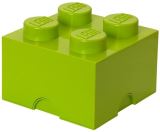 LEGO lon box LEGO 4 - svtle zelen