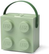 LEGO Svačinový box LEGO s rukojetí - army zelený