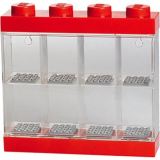 LEGO Sběratelská skříňka LEGO na 8 minifigurek - červená