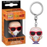Funko Funko POP Keychain: Dragon Ball Z - Master Roshi (Peace Sign) - klíčenka